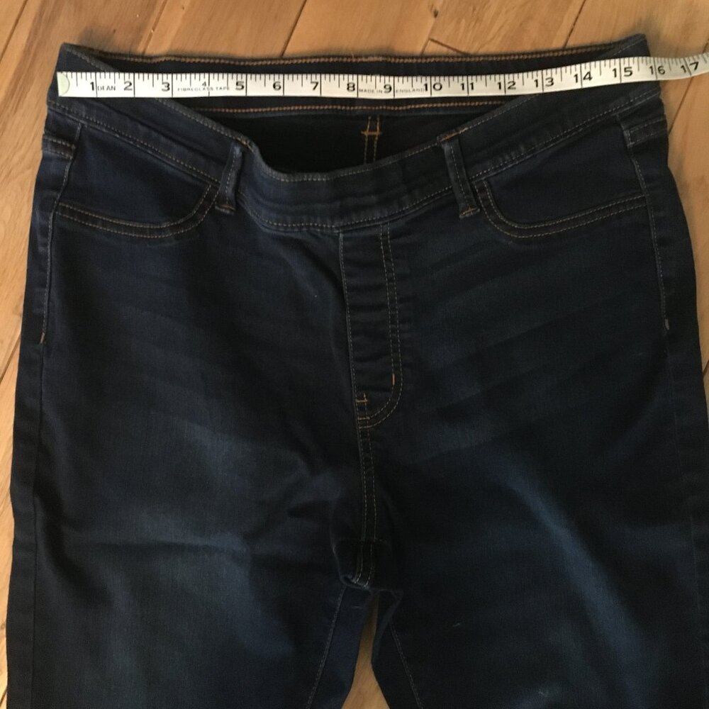 Denver Hayes Mid Rise Blue Jeggings Size 16x32 Stretch - Picture 8 of 12